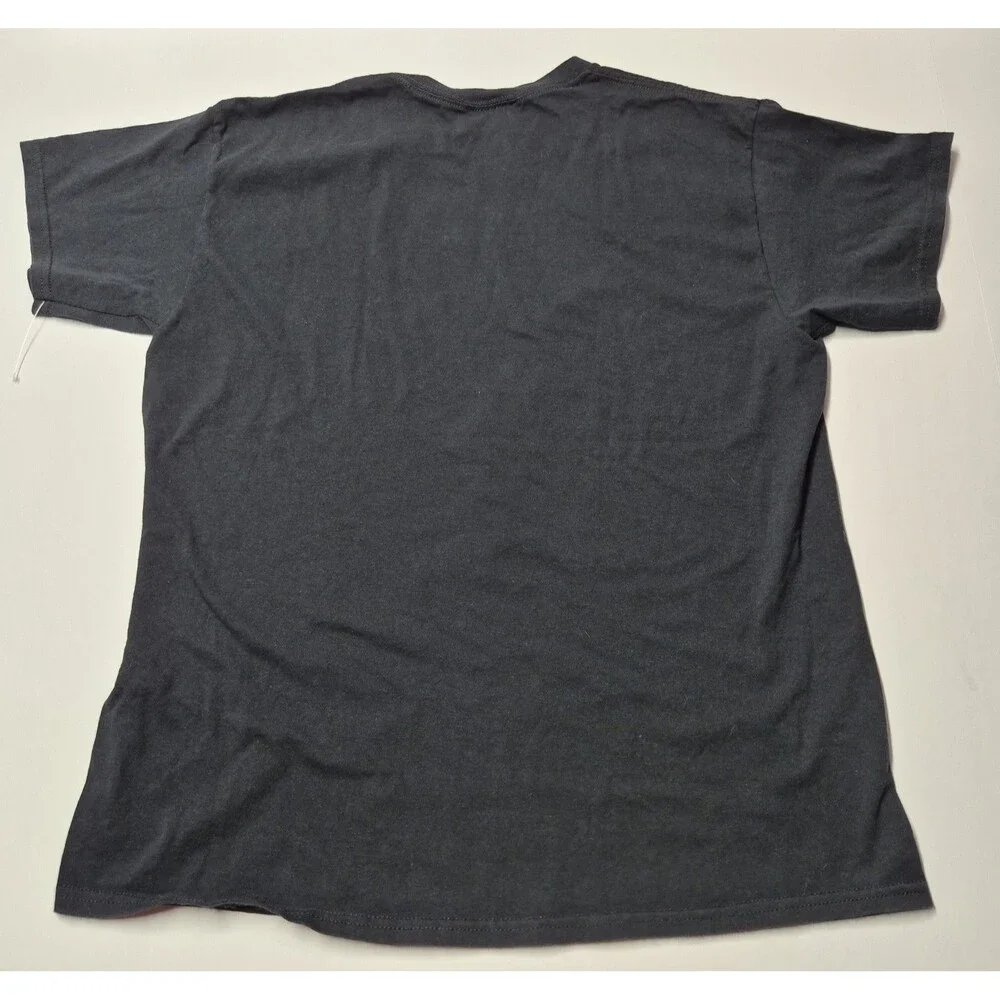Ok That Sucked We All Die 444 Rhinestone Sad Face Graphic Tee Black Mens L​ oh